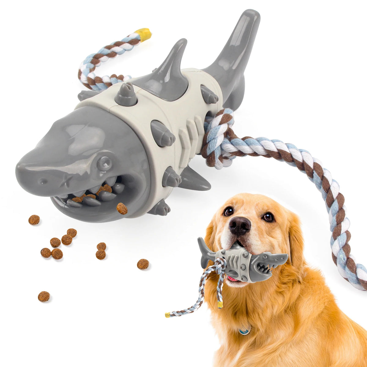 Pet Safe Rubber Teeth Cleaning Grinding Toys Chewing Food Dog Toys