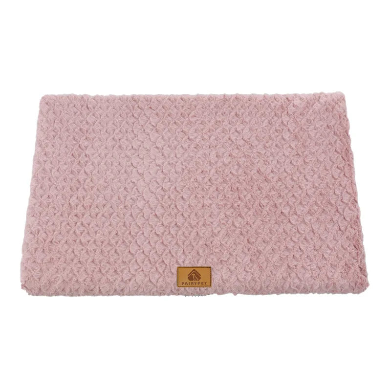 With Removable Washable Faux Fur Cover Waterproof Dog Bed For Crate