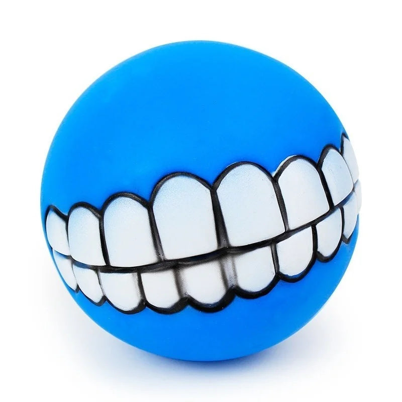 Ball Teeth Silicon Chew Toys Sound Novelty Playing Funny Toys Dog
