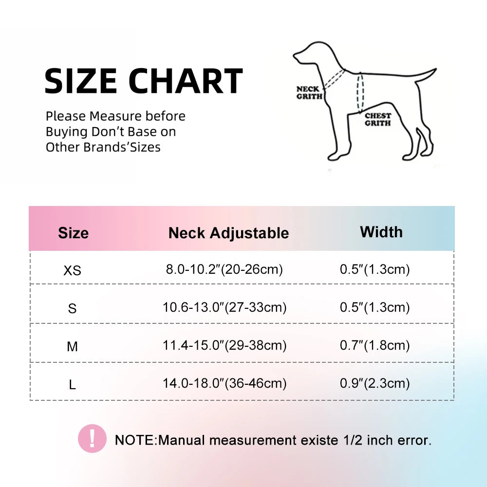 Cute Necklace PU Leather With Flower Accessory Puppy Collars
