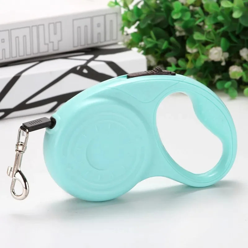 Nylon Dog Leash Automatic Retractable Durable Lead Extending Walking Running