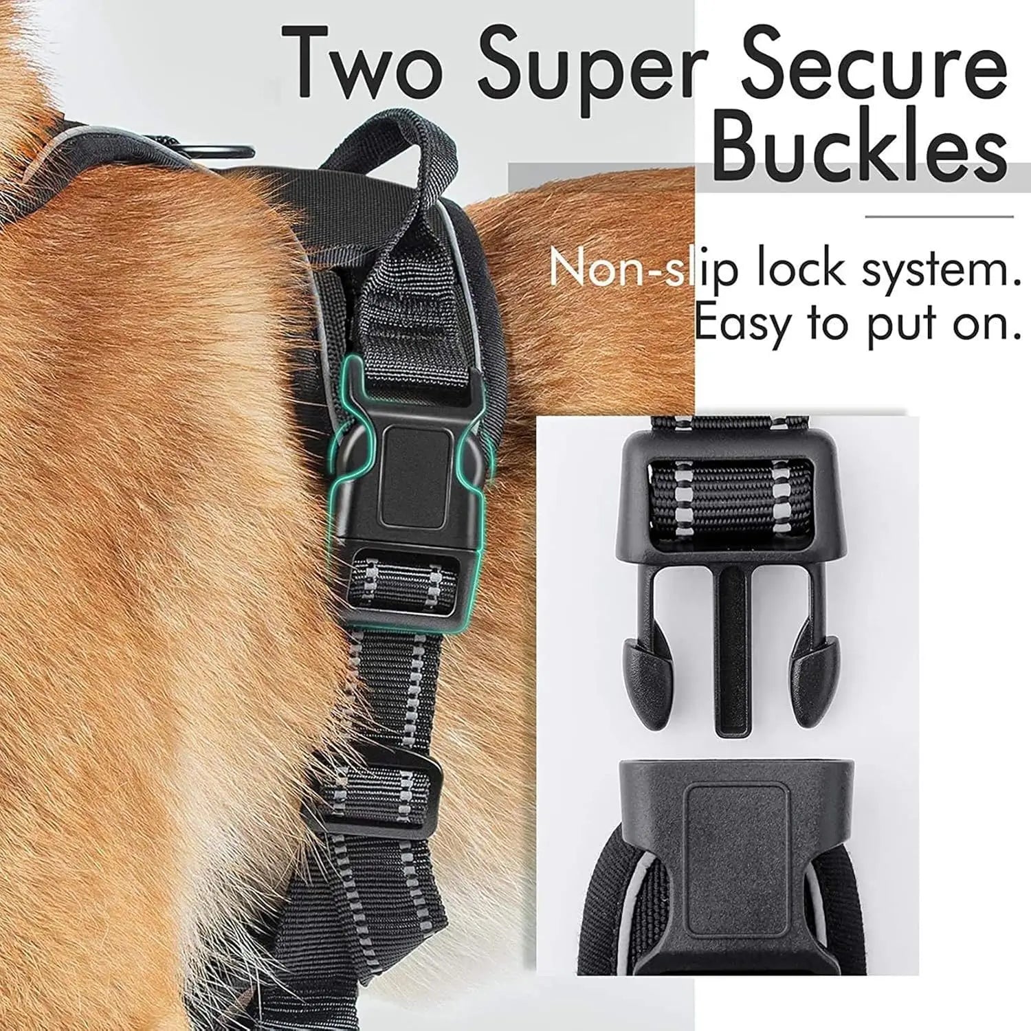 No Pull Chest Traction Medium Dog Vest Adjustable Dog Harness