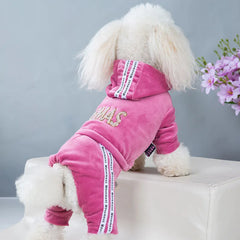 Warm Winter Overalls Jumpsuit for Small Dog Chihuahua Puppy Clothes