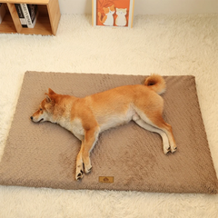 With Removable Washable Faux Fur Cover Waterproof Dog Bed For Crate