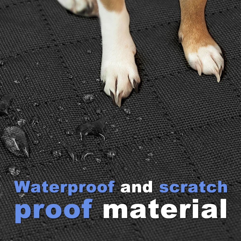 Hard Bottom Waterproof Safety Protector Dog Car Back Seat