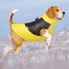 Labrador Cotton Coat For Small Large Dog Reflective Stripe Pet Clothes