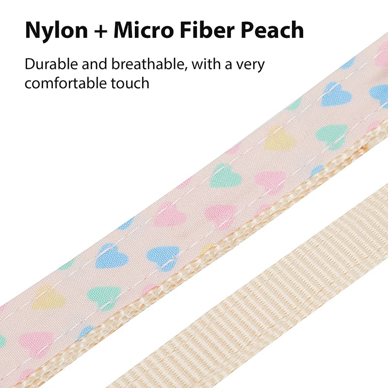 Cute Anti-lost Collar Adjustable Nylon Pet Collar For Small Dog