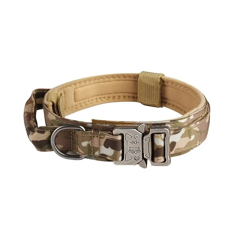 Adjustable And Durable Tactical Dog Collar For Medium Large Dogs