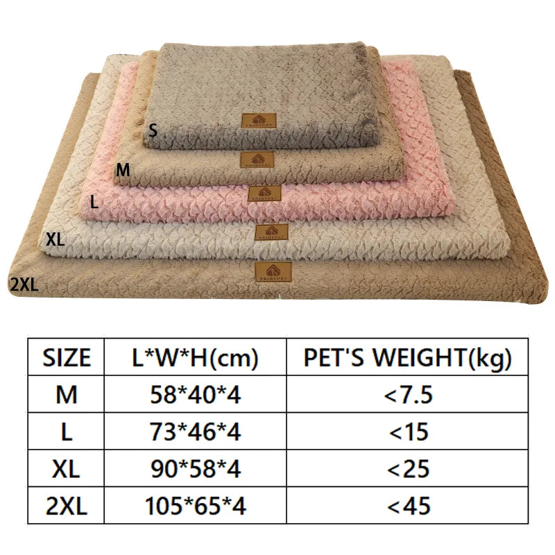 With Removable Washable Faux Fur Cover Waterproof Dog Bed For Crate