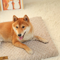With Removable Washable Faux Fur Cover Waterproof Dog Bed For Crate