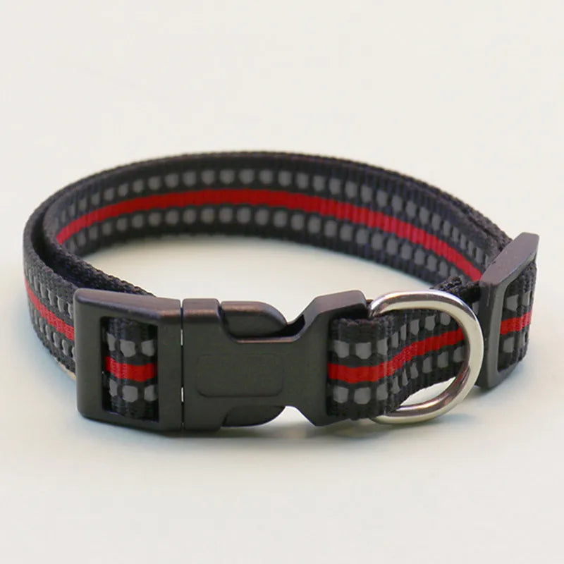Dogs Walking Nylon Pet Collars Adjustable Waterproof Dog Collars