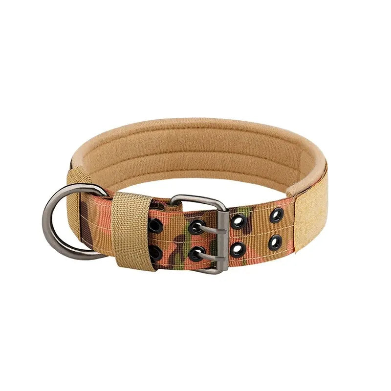 Medium To Large Nylon Tactical Dog Collar Adjustable And Durable