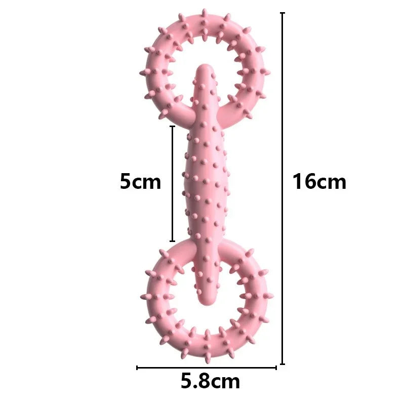 Indestructible Pull Ring Dog Toys Interactive Chew Puppy Chewing Toy