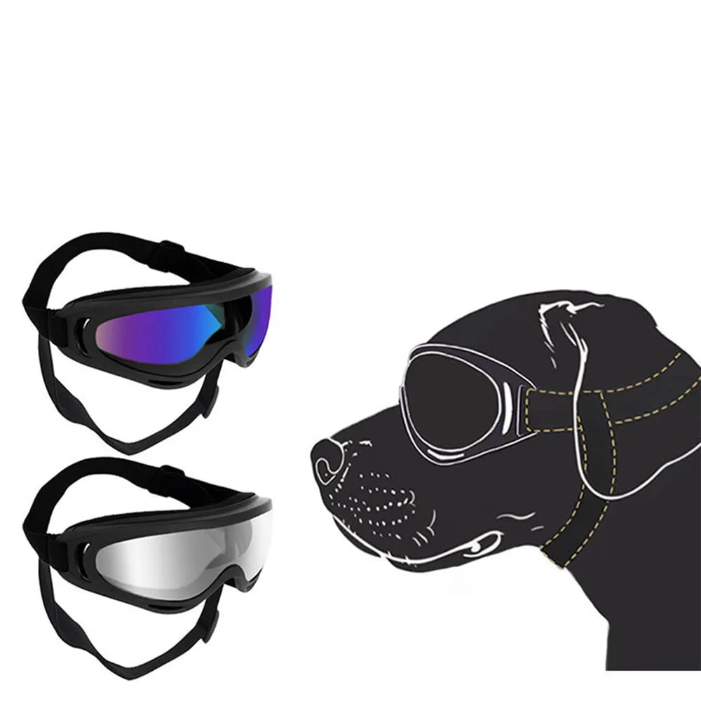 Adjustable Outdoor Anti-UV Windproof Pet Dog Goggles