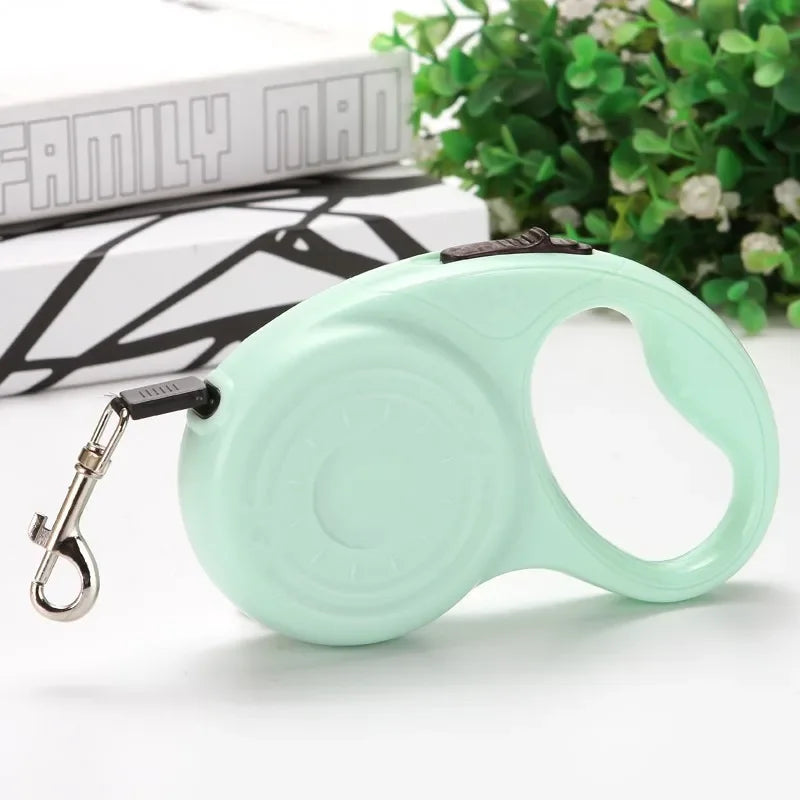Nylon Dog Leash Automatic Retractable Durable Lead Extending Walking Running