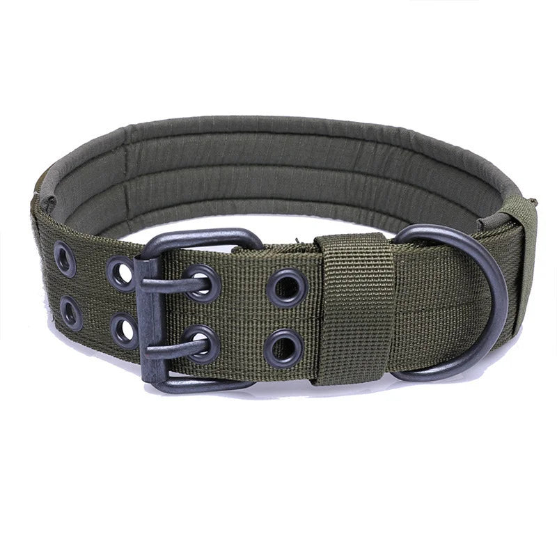 Adjustable Classic Reflective Training Military Nylon  Dog Collar